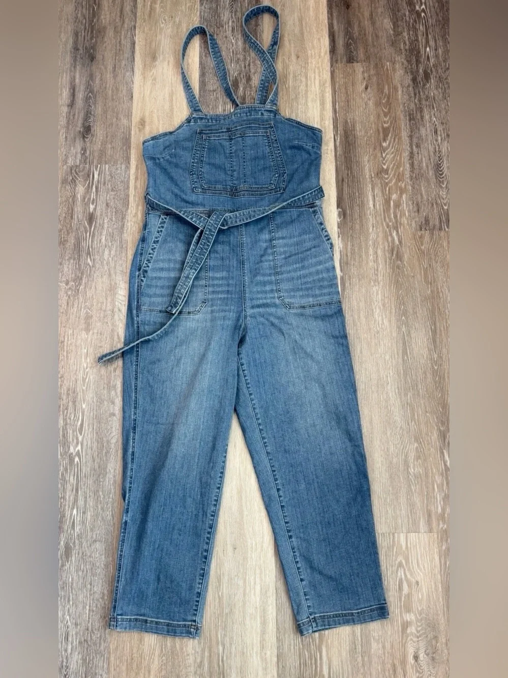 Women's Denim Overalls Jumpsuit
